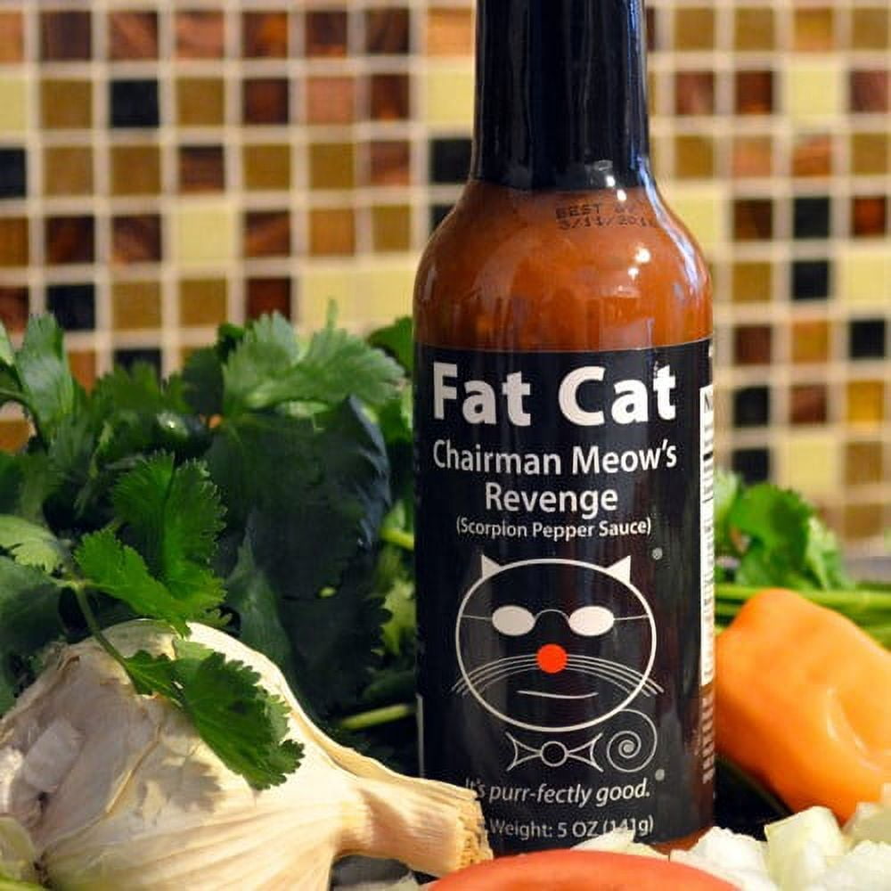 Chairman Meow's Revenge Scorpion Pepper Sauce By Fat Cat Gourmet - Fat - View #3