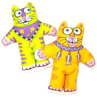 Fat Cat Classic Kitten Little Plush Cat Toy