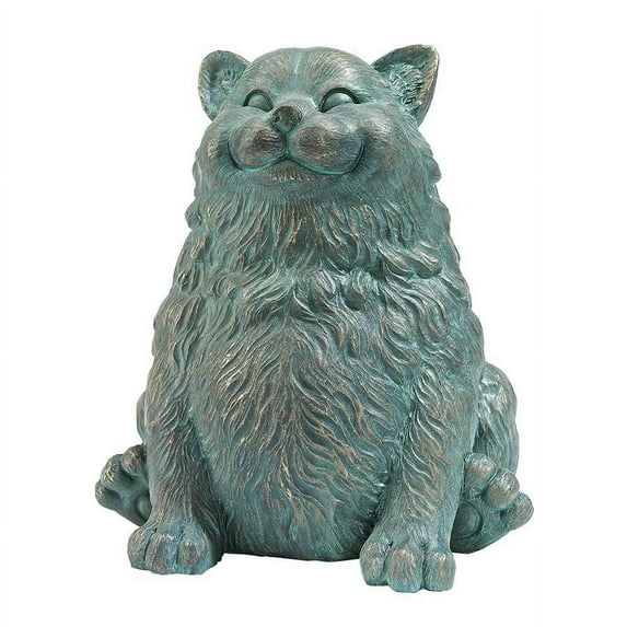 Fat Cat Feline Lover Statue Sculpture