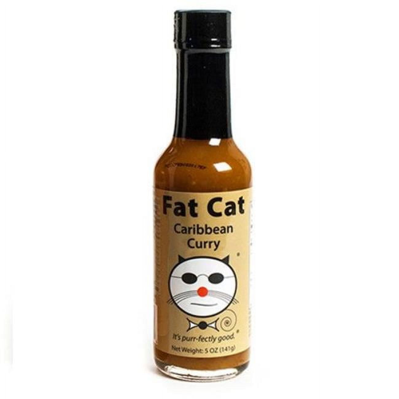 Fat Cat Gourmet Hot Sauces Caribbean Curry Scotch Pepper Sauce
