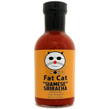 Fat Cat Gourmet Hot Sauces SIAMESE Siamese Sriracha Chili Garlic Sauce