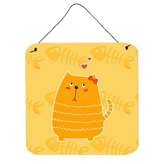 Fat Cat Love Wall or Door Hanging Prints