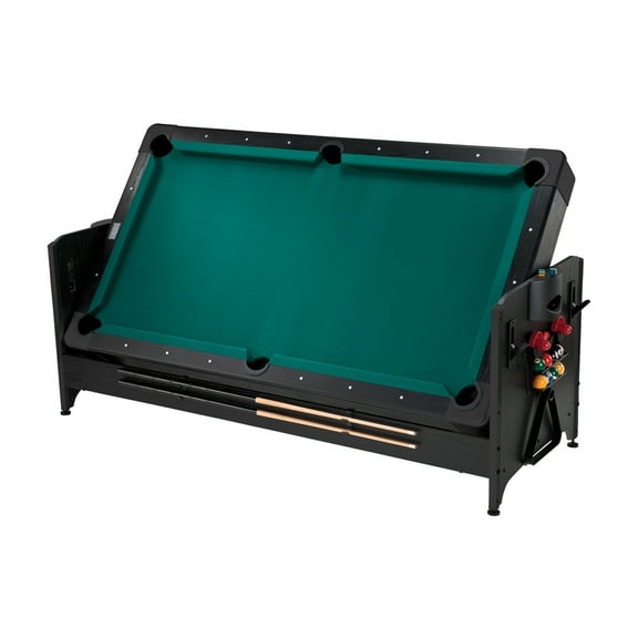 Fat Cat Pockey 7' 2-in-1 Billiards and Air Hockey Game Table