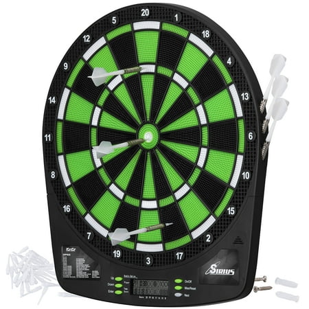 Fat Cat Sirius 13.5" Electronic Dartboard - Black