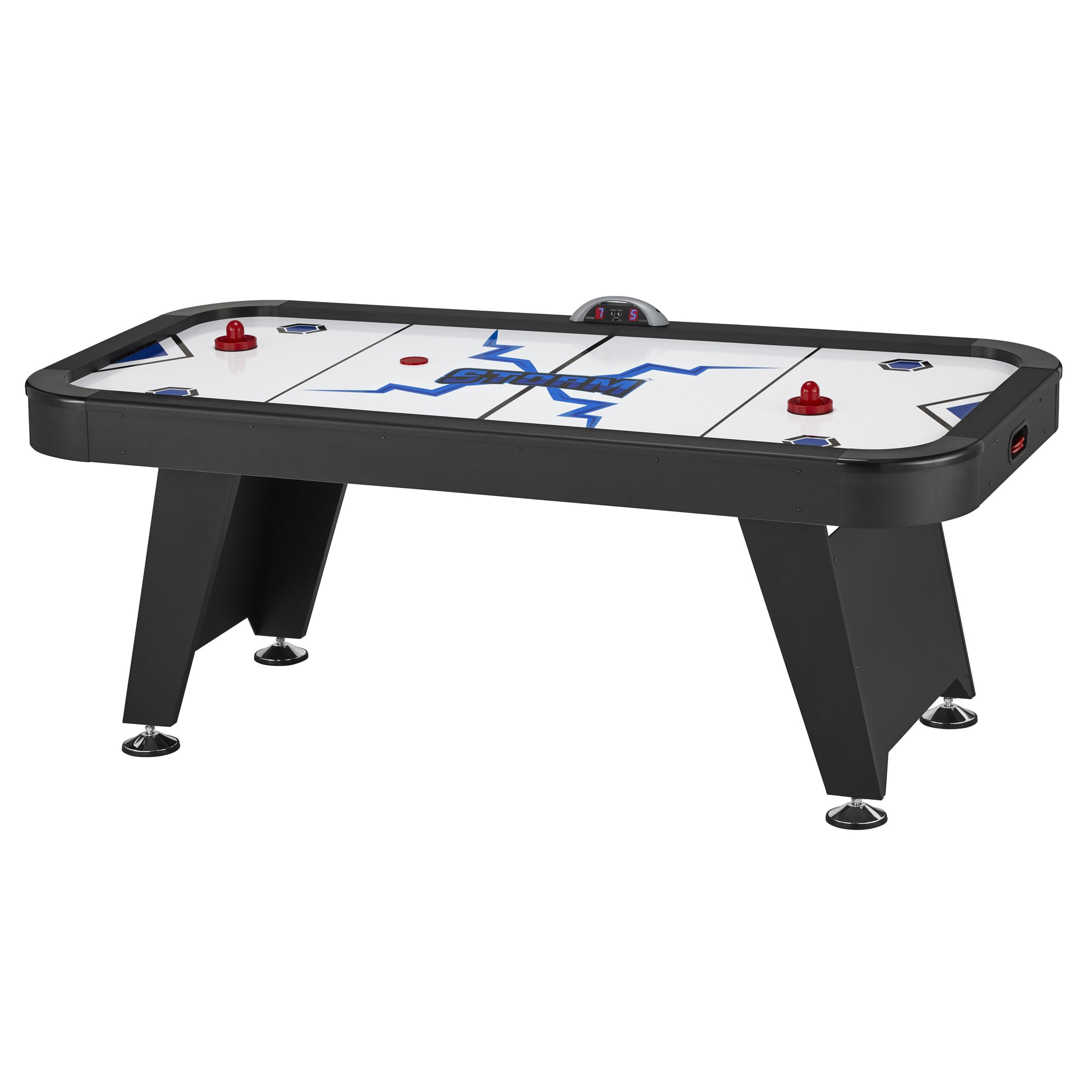 Storm MMXI 7-Foot Black and White Air Hockey Table