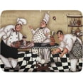 thumbnail image 1 of Fat Chef Dish Drying Mat For Kitchen Counter 18x24 Inch Microfiber Absorbent Drying Pad Chef Kitchen Drying Mat Dishes Pad Dish Drainer Rack Mats For Coffee Bar Decor Mats, 1 of 6