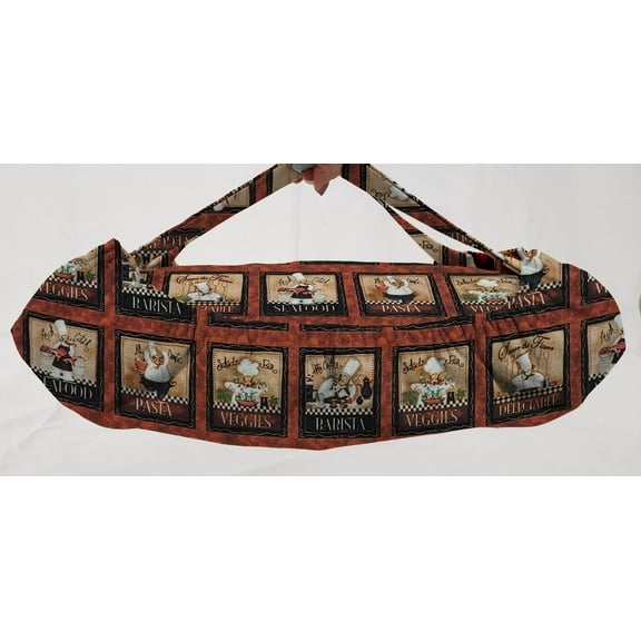 Fat Chefs Casserole Baking Pan or Pie Plate Cozy and Carrier by Penny's Needful Things (Large Casserole Carrier) (Bistro Chefs)