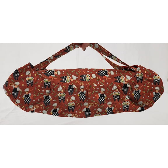 Fat Chefs Casserole Baking Pan or Pie Plate Cozy and Carrier by Penny's Needful Things (Large Casserole Carrier) (Pizza Chefs)