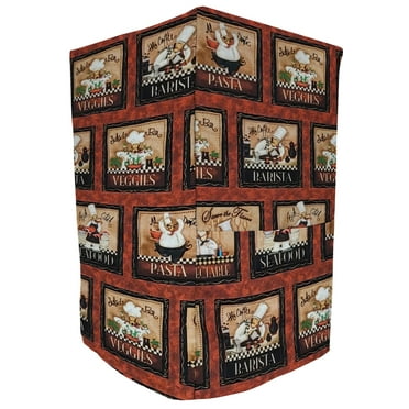 Fat Chefs Coffee Maker Cover by Penny's Needful Things (Bistro Chefs)