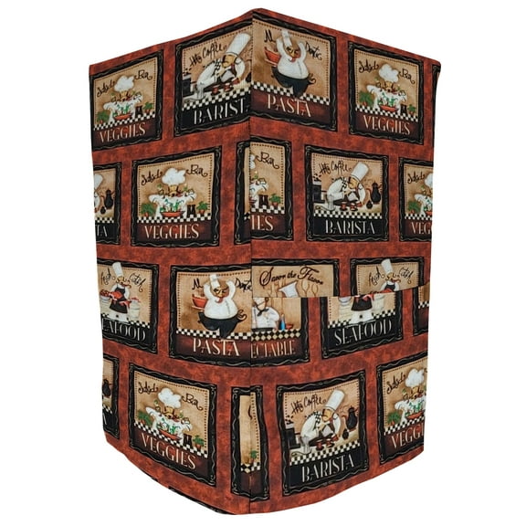 Fat Chefs Coffee Maker Cover by Penny's Needful Things (Bistro Chefs)