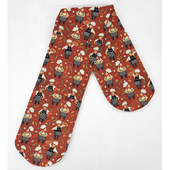 Fat Chefs Double Oven Mitt by Penny's Needful Things (Pizza Chefs)