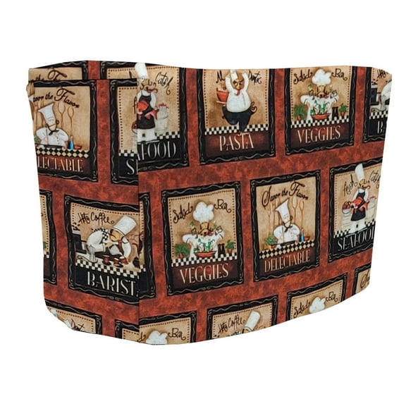 Fat Chefs Toaster Cover by Penny's Needful Things (4 Slice, Bistro Chefs)