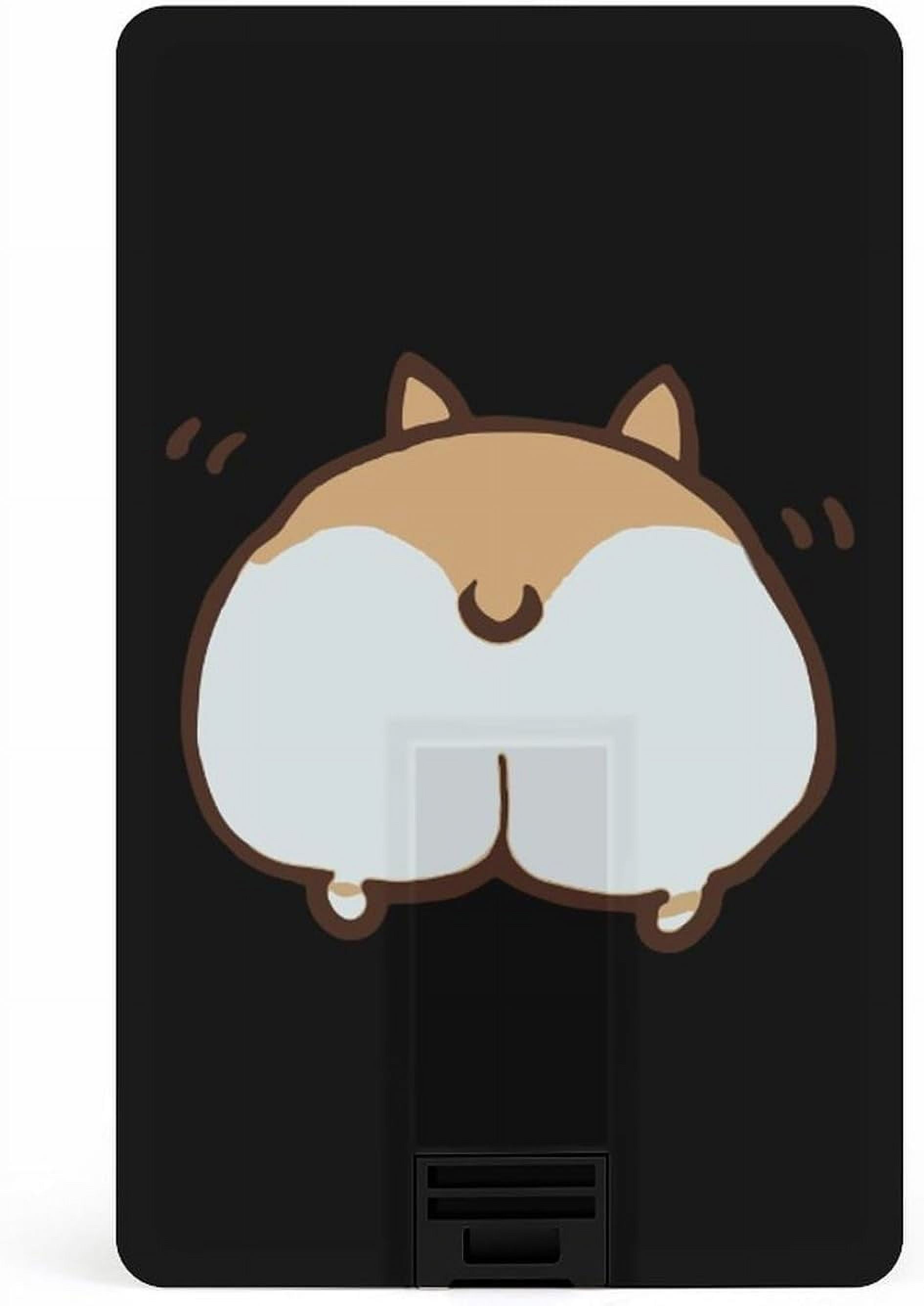 Fat Butt Cat Usb Flash Drive Personalized Credit Bank Card Memory