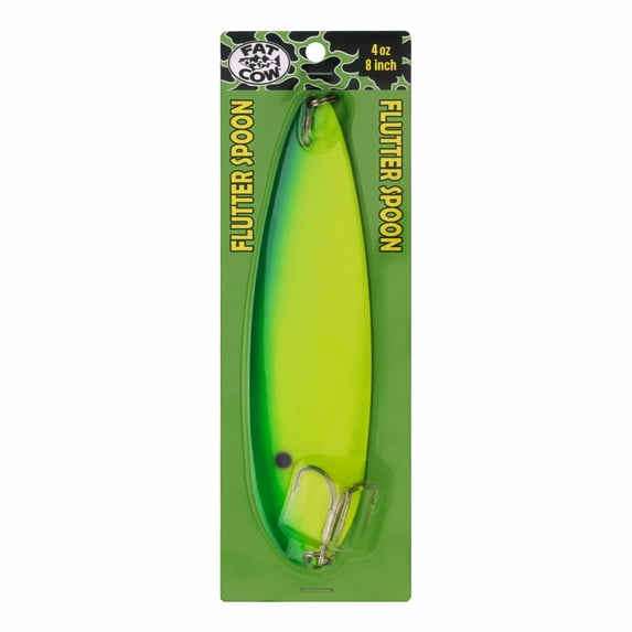Fat Cow Flutter Spoon 8" Chartreuse