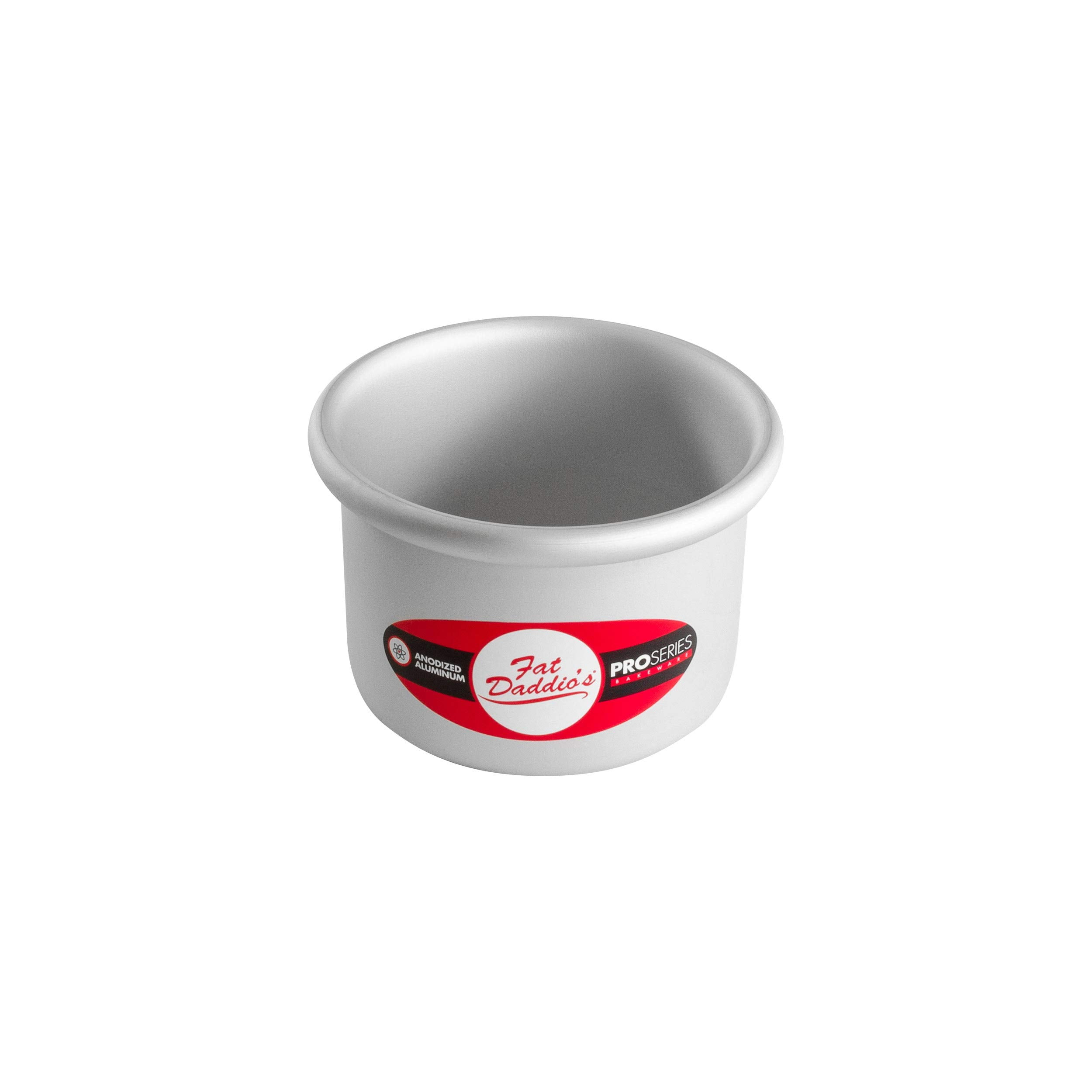 Fat Daddio's Anodized Aluminum Round Cake Pan, 4 x 3 Inch