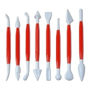 Fat Daddios Fondant Modeling Tools Cake Decorating Set 8 Pieces 16 designs