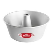 Fat Daddio's PAF-10425 Angel Food Cake Pan, 10 x 4.25 Inch, Silver