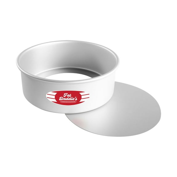 Fat Daddio's PCC-83 Round Cheesecake Pan, 8 x 3 Inch, Silver