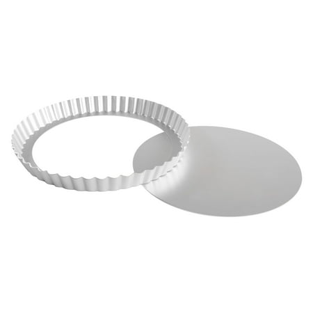 Fat Daddio's PFT-95 Round Fluted Tart Pan, 9.5 x 1 inch