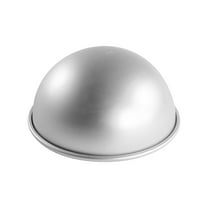 Fat Daddio's PHA-8 Cake Hemisphere Pan, 8 x 4 Inch, Silver