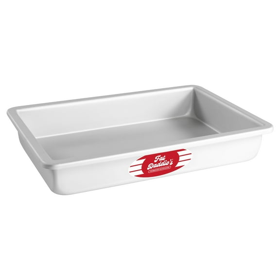 Fat Daddio's POB-7112 Sheet Cake Pan, 7 x 11 x 2 inch, Silver