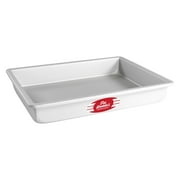 Fat Daddios POB-9133 Anodized Aluminum Sheet Cake Pan, Rectangle, 9 x 13 x 3 Inch - Silver