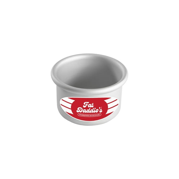 Fat Daddio's PRD-32 Anodized Aluminum Round Cake Pan, 3 x 2 inch