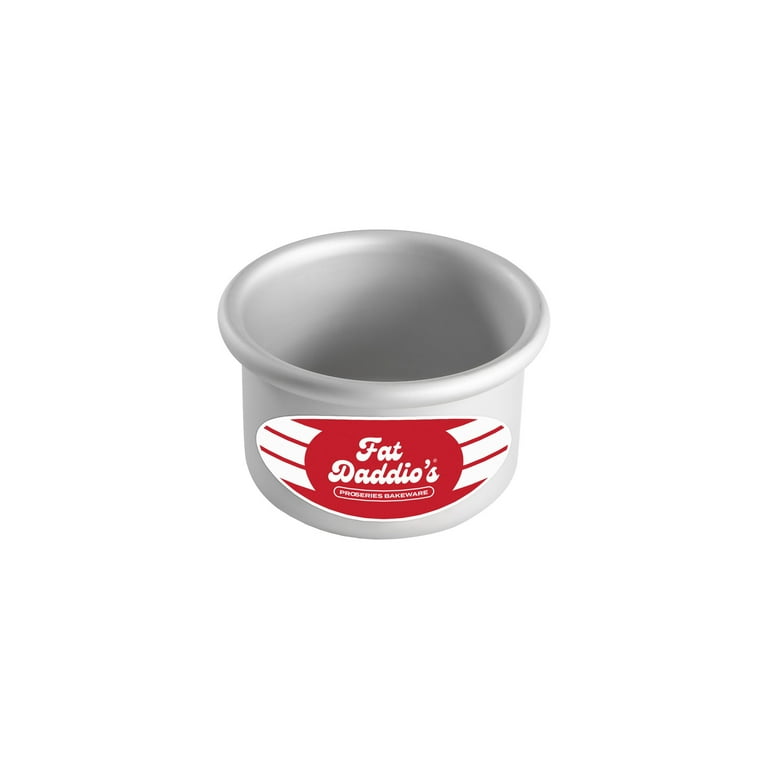 Fat Daddio s PRD 32 Anodized Aluminum Round Cake Pan 3 x 2 inch Walmart