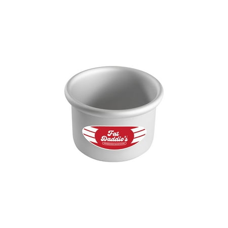 Fat Daddio's PRD-43 Anodized Aluminum Round Cake Pan, 4 x 3 inch