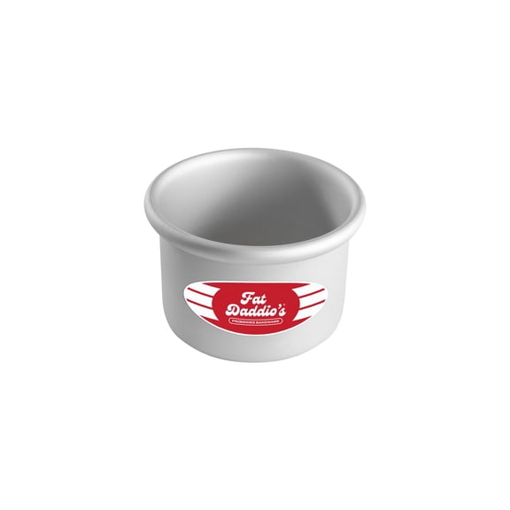 Fat Daddio's PRD-43 Anodized Aluminum Round Cake Pan, 4 x 3 inch