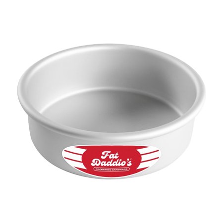 Fat Daddio's PRD-62 Anodized Aluminum Round Cake Pan, 6 x 2 inch