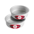 thumbnail image 1 of Fat Daddio's PRD-62SET Anodized Aluminum Round Cake Pans, 2 Piece Set, 6 x 2 inch, 1 of 4