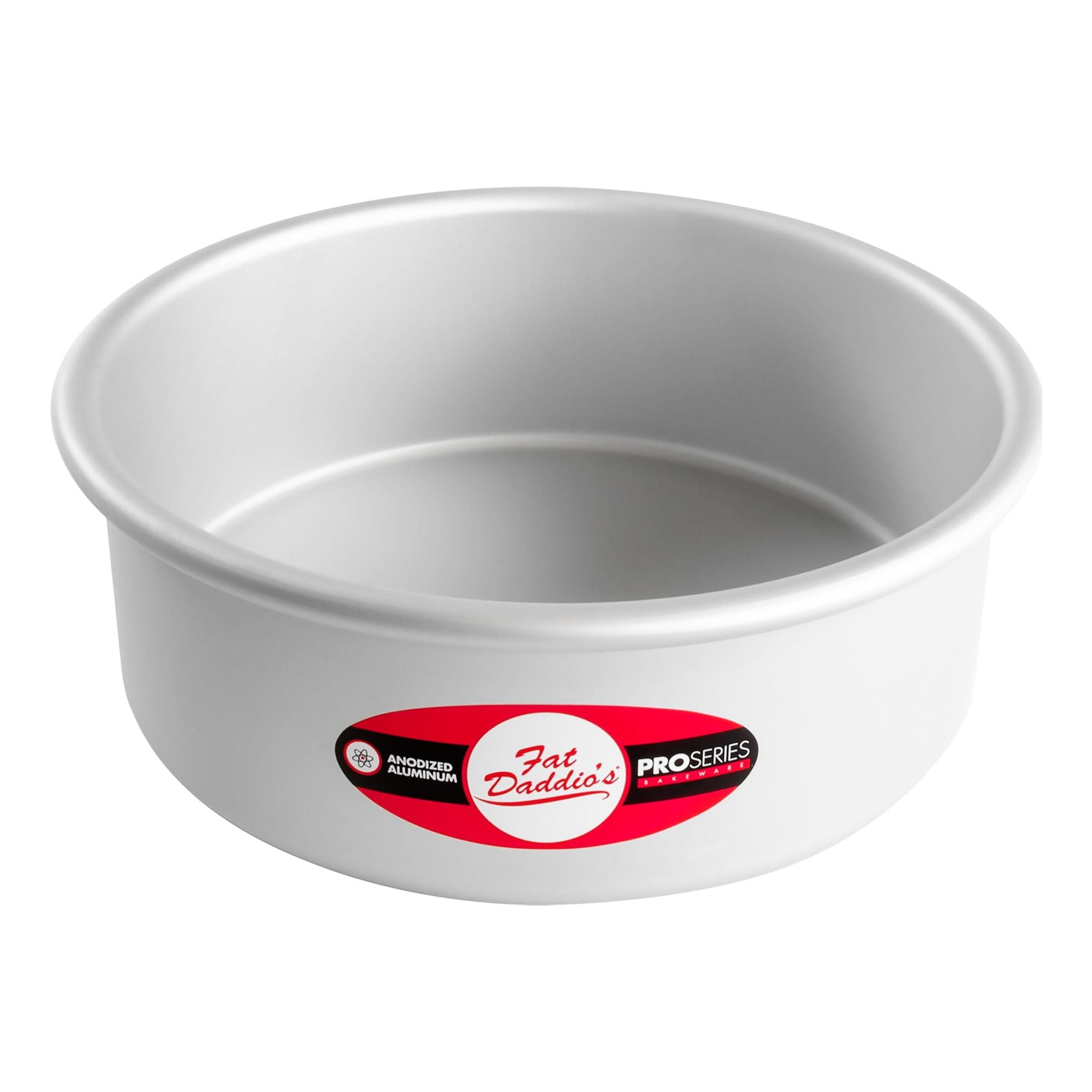 Fat Daddio's PRD-83 Anodized Aluminum Round Cake Pan, 8 x 3 inch 