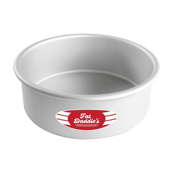 Fat Daddio's PRD-83 Anodized Aluminum Round Cake Pan, 8 x 3 inch