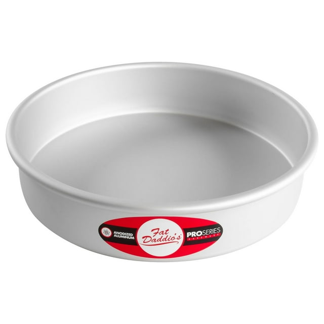Fat Daddio's PRD-92 Anodized Aluminum Round Cake Pan, 9 x 2 inch