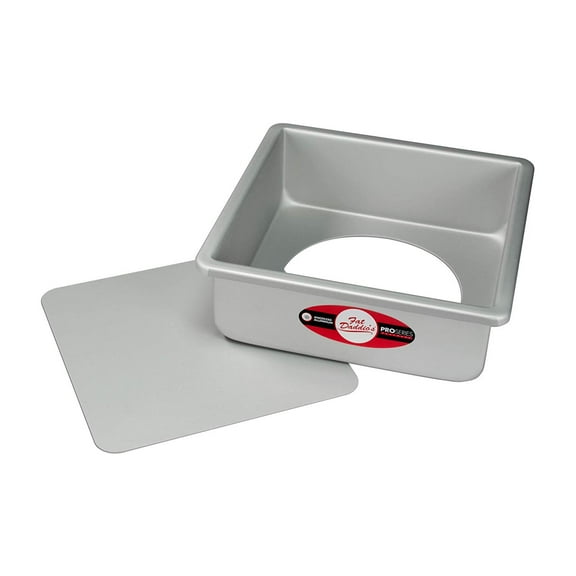 Fat Daddio's PSQCC-663 Anodized Aluminum Square Cheesecake Pan, 6 x 3 inch