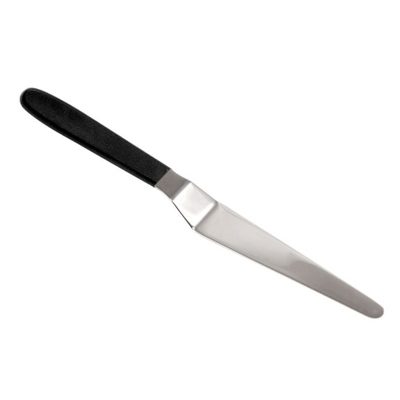 Fat Daddio's SPAT-TPROS Stainless Steel Offset Spatula, 5 Inch, Black, Silver