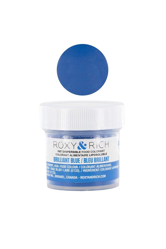 Fat Dispersible Food Coloring 5 Grams Brilliant Blue