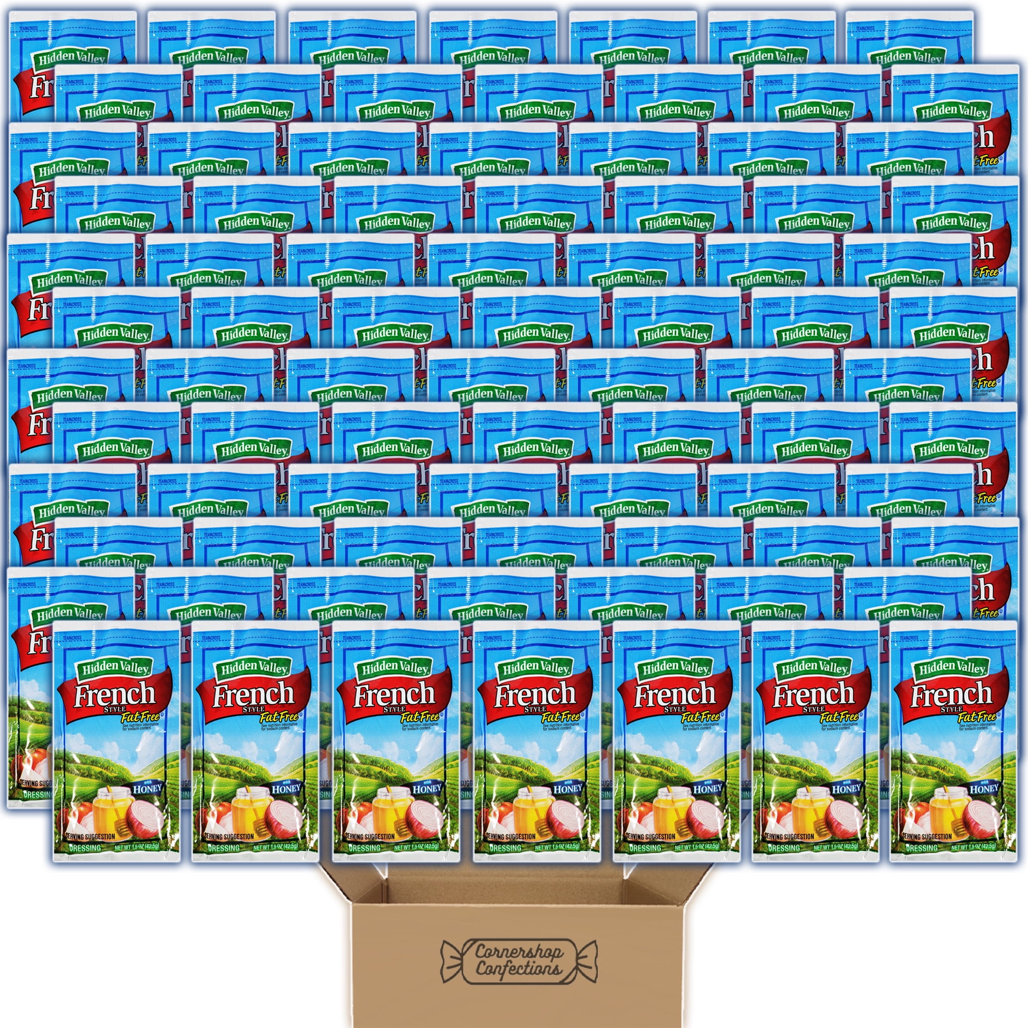 Fat Free French Style Bulk Pack 84 Individually Sealed 1.5 Ounce