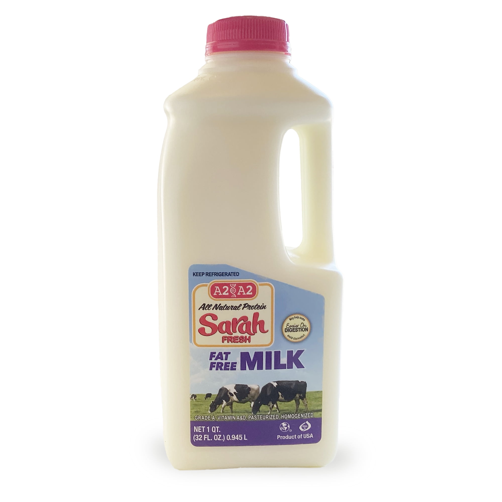 Fat Free (Skim) A2/A2 Milk Quart