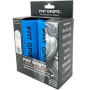Fat Gripz Pro - The Simple Proven Way to Get Big Biceps & Forearms Fast - Blue 2.25 Inch Outer Diameter - Most Popular