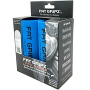 Fat Gripz Pro - The Simple Proven Way to Get Big Biceps & Forearms Fast - Blue (2.25 Inch Outer Diameter - Most Popular)