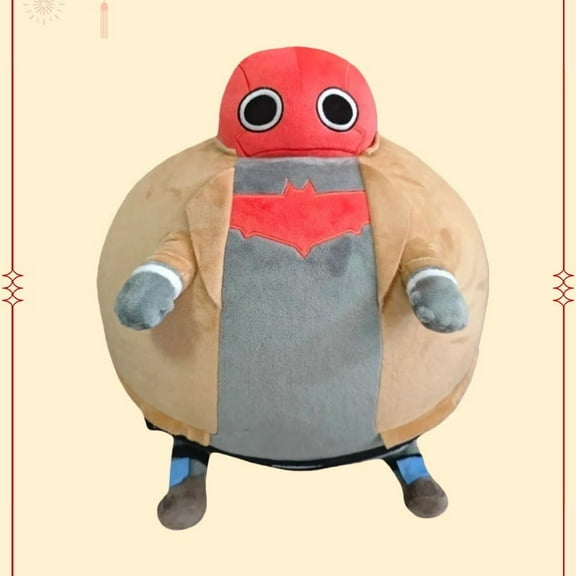 Fat Jason Todd Fatson Plush Toy 11.8 Inch Soft Plushie Dolls Stuffed Animals Cotton Anime Toys Collectable Doll Christmas Halloween Gifts for Boys & Girls