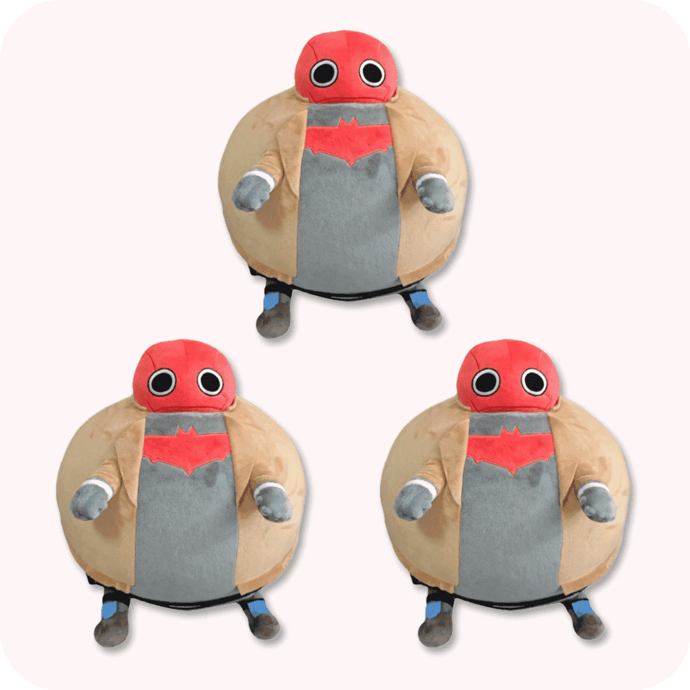 Fat Jason Todd Fatson Plush Toy 11.8 Inch Soft Plushie Dolls Stuffed Animals Cotton Anime Toys Collectable Doll Christmas Halloween Gifts for Boys Girls Friends