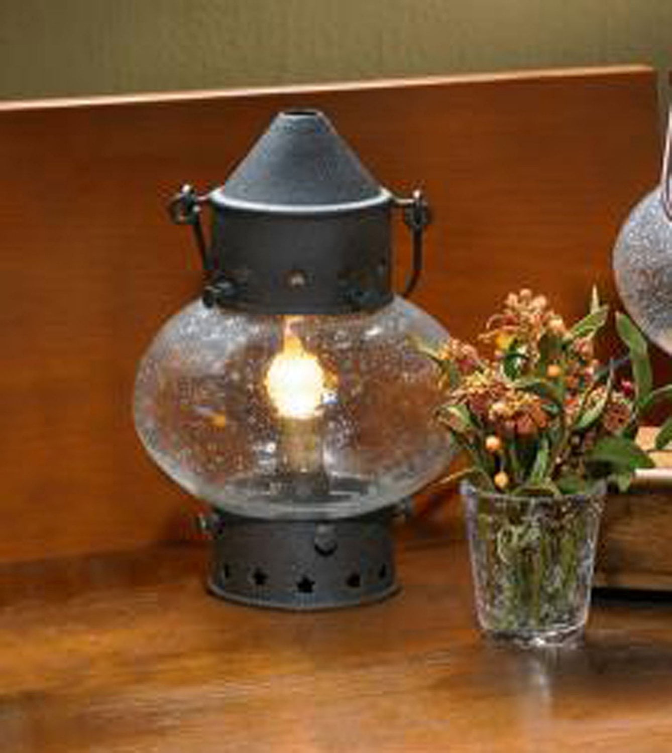 Fat Onion Lamp 9"- Black - Park Designs