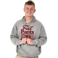 thumbnail image 1 of Fat Pants Season Thanksgiving Turkey Hoodie Sweatshirt Women Men Brisco Brands X, 1 of 6