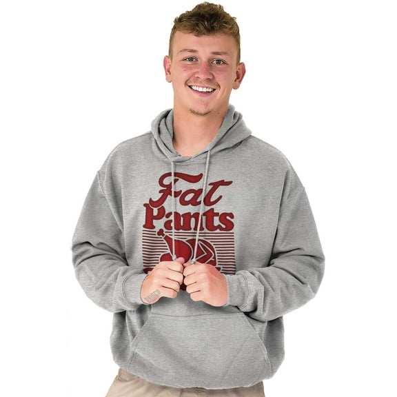 Fat Pants Season Thanksgiving Turkey Unisex Plus Fleece Graphic Hoodie Brisco Brands 3X