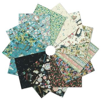 Fat Quarter Bundle - Make It Sew Complete Collection Robert Kaufman Quilter's Cotton Precuts 14 Fat Quarters (FQ-2168-14) M417.04