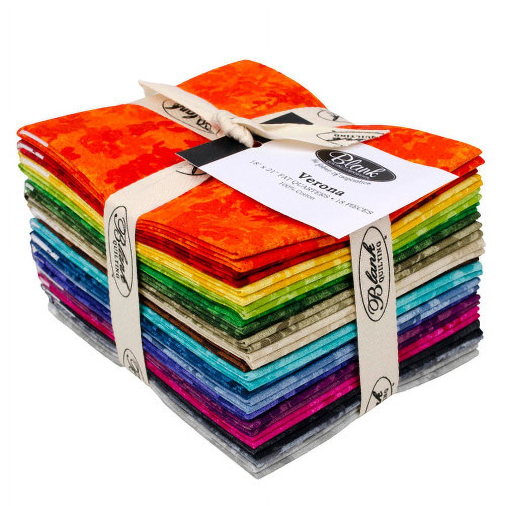 Fat Quarter Bundle - Verona Blank Quilting Co. Quilter's Fabric 18 Fat Quarters (FATQUAR-VERONA) M522.20