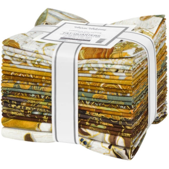 Fat Quarter Bundle - Warm Welcome Complete Collection by Lynnea Washburn for Robert Kaufman Fall Autumn Harvest Quilter's Cotton Precuts 20 Fat Quarters (FQ-2221-22) M419.31